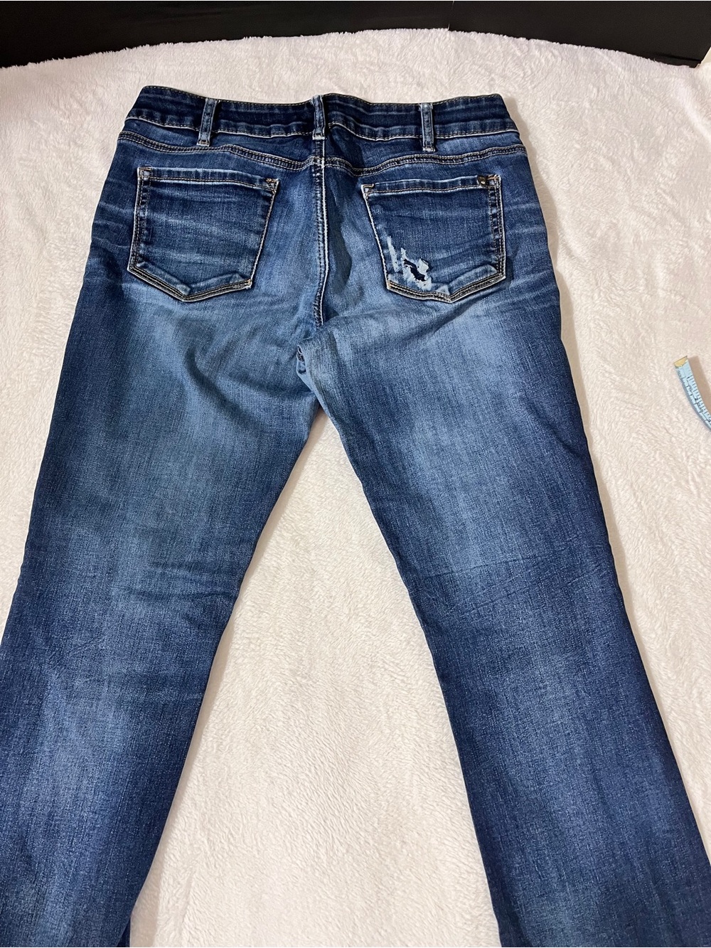 Silver Jeans Women's Dark Blue Flare Jeans - Picture 7 of 9